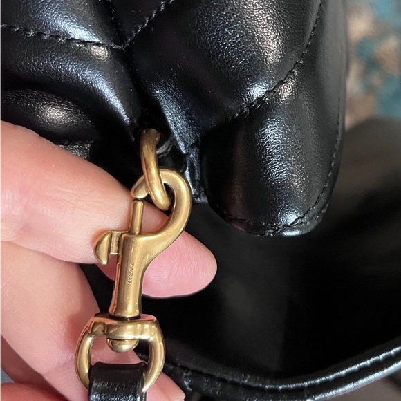 SOLD Yves Saint Laurent (YSL) Toy Loulou Black Quilted Leather Handbag - Picture 10 of 11